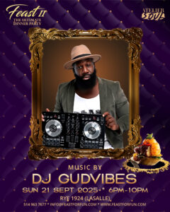eFlyer - FEAST II - DJGudVibes - June 9